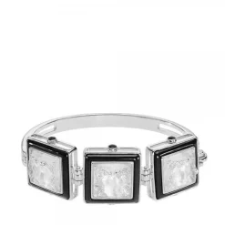 Bracelet aréthuse laque noir lalique