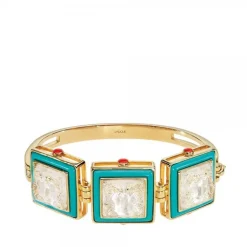 Bracelet aréthuse laque turquoise lalique