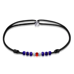 Bracelet bleu roi Murano Michaël Vessière