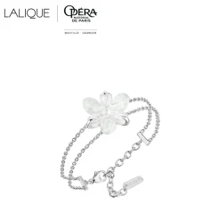 Bracelet fleur de neige lalique