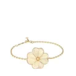 Bracelet pensée lustré or lalique