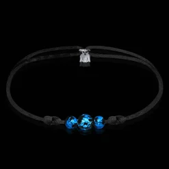 Bracelet planète cosmic bleu Michaël Vessière
