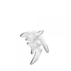 Broche hirondelles lalique