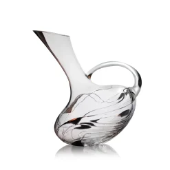 Carafe vin inclinée cristal galleria