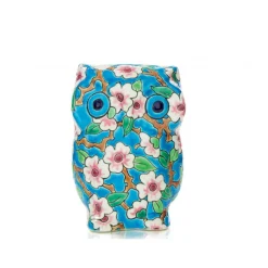 Chouette fleurs de pommiers Émaux de Longwy