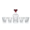 Coffret bar rouge Louxor Baccarat