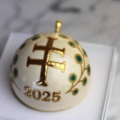 Coffret de 2 Boules de Noël Croix de Lorraine 2025 Vessière X Longwy