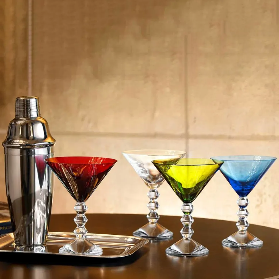 Coffret véga verre martini x4 baccarat