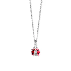 Collier coccinelle cristaux swarovski®