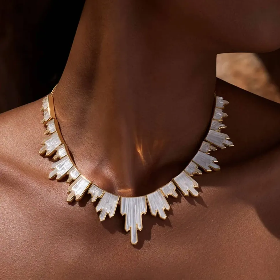 Collier Terramineral 21 cristaux Lalique