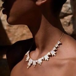 Collier Terramineral 21 cristaux Lalique