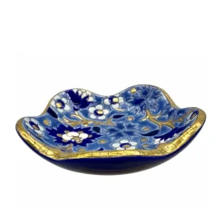 Coupelle ourlée Héritage bleu Émaux de Longwy