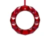 Couronne de noël rouge 2021 baccarat