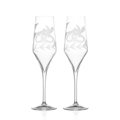 Duo flutes colombes mariage champagne