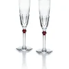Eve harcourt flûte bouton rouge x2 baccarat