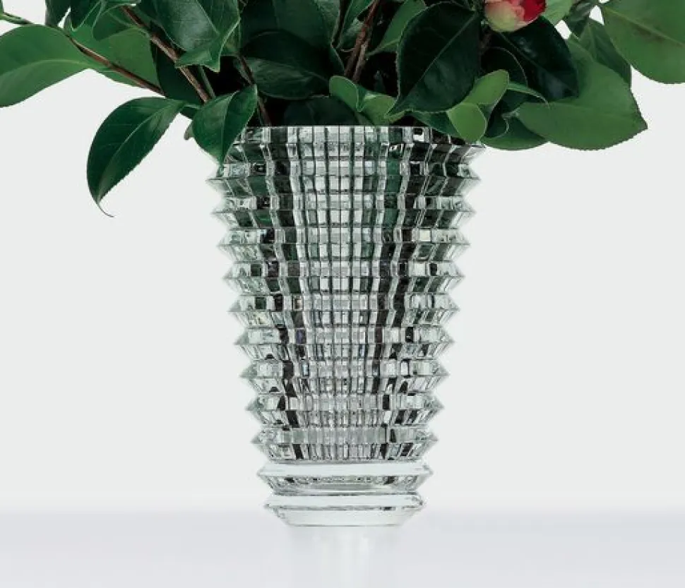 Eye vase ovale clair baccarat