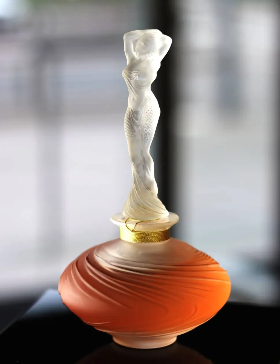 Flacon collection cristal « naïade » lalique