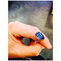 Fleurs de psydélic bague baccarat