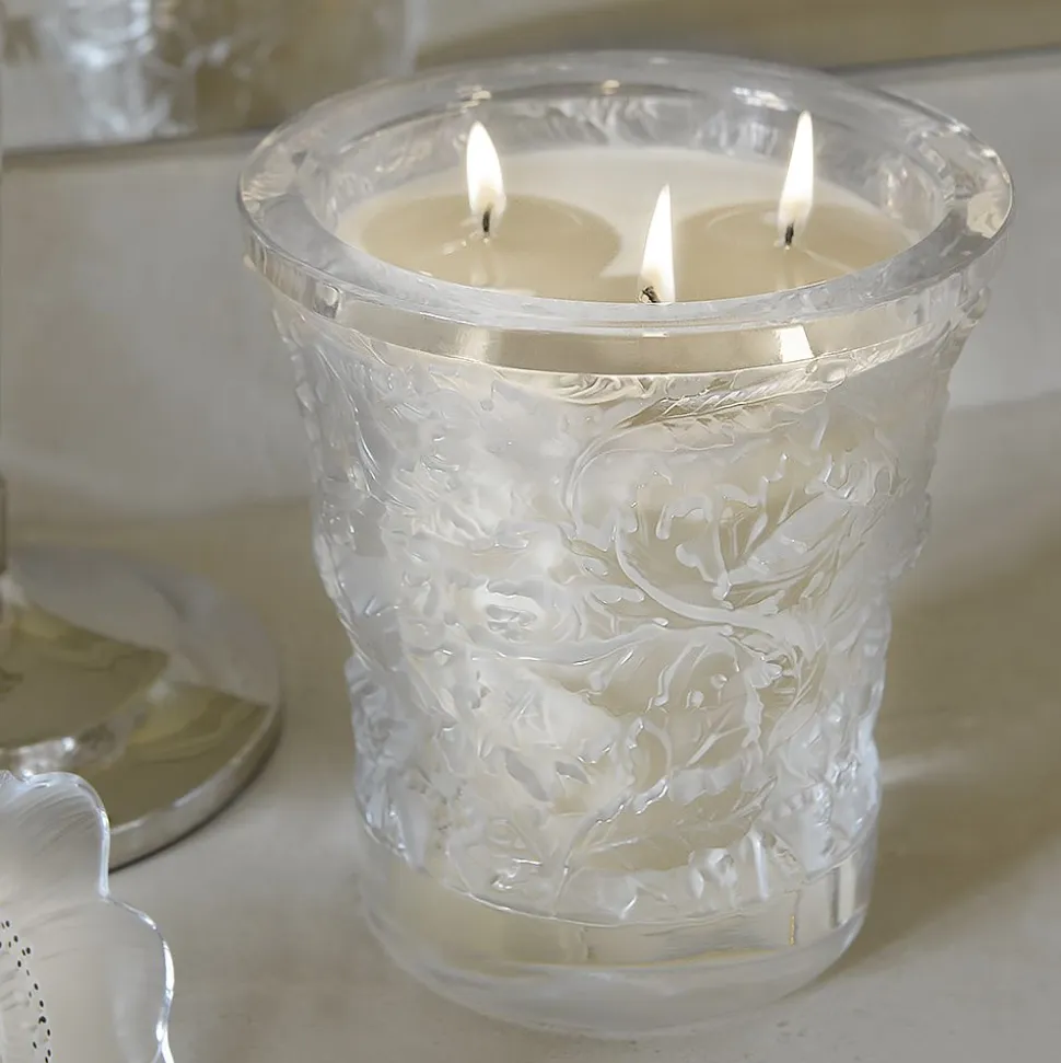 Forêt, bougie parfumée cristal lalique