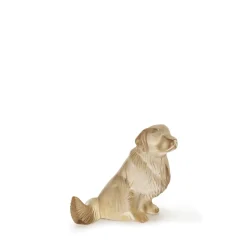 Golden retriever dog lalique