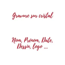 Gravure sur cristal