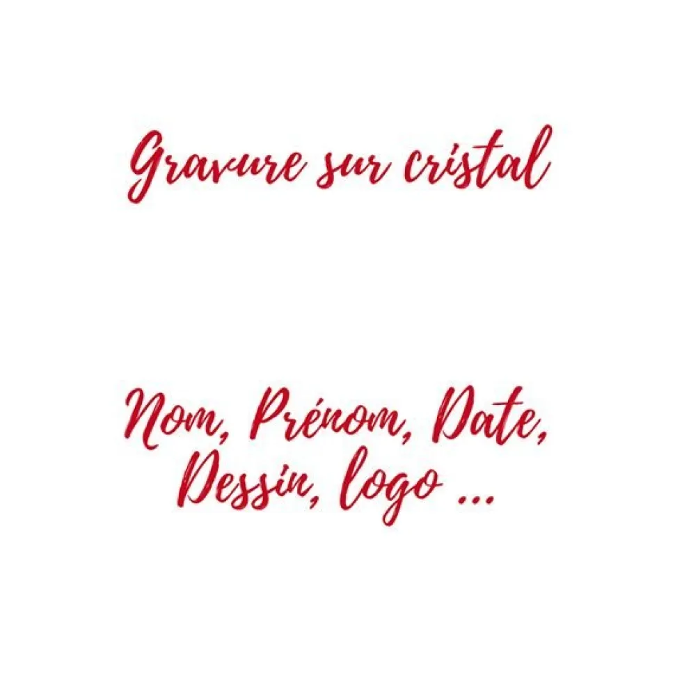 Gravure sur cristal