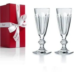 Harcourt 1841 flûte champagne x2 baccarat