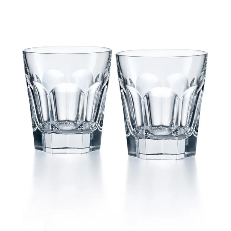 Harcourt 1841 gobelet old x2 baccarat