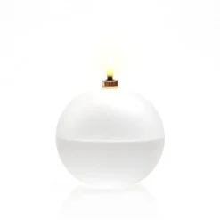 Lampe à huile ice verre