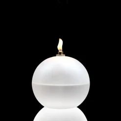 Lampe à huile ice verre