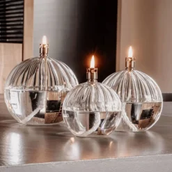 Lampe à huile élégance verre