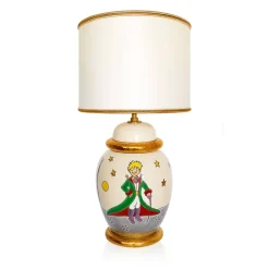 Lampe © Petit Prince™ et le renard Émaux de Longwy