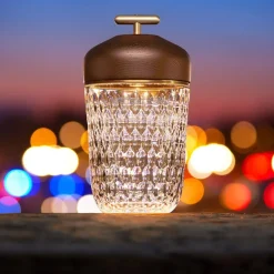 Lampe baladeuse folia en frêne Cristal saint-louis