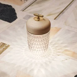 Lampe baladeuse folia en frêne Cristal saint-louis