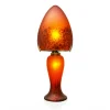 Lampe champignon pâte de verre 012 rouge