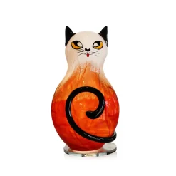 Lampe chat cristal de Lorraine