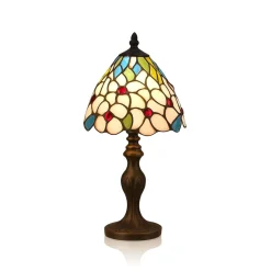 Lampe en verre vitrail n°8