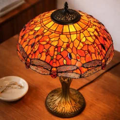 Lampe en verre vitrail n°7