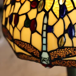 Lampe en verre vitrail n°5