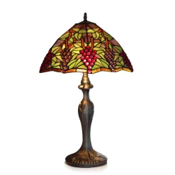 Lampe en verre vitrail n°1