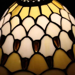 Lampe en verre vitrail n°3