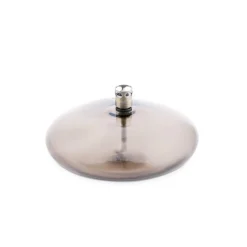 Lampe huile galet couleur champagne