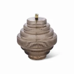 Lampe huile Twin champagne