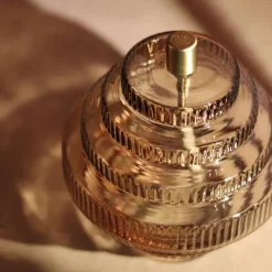 Lampe huile Twin champagne