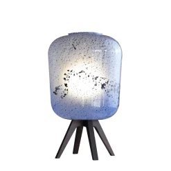 Lampe noord en verre bleu