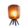 Lampe noord en verre rouge