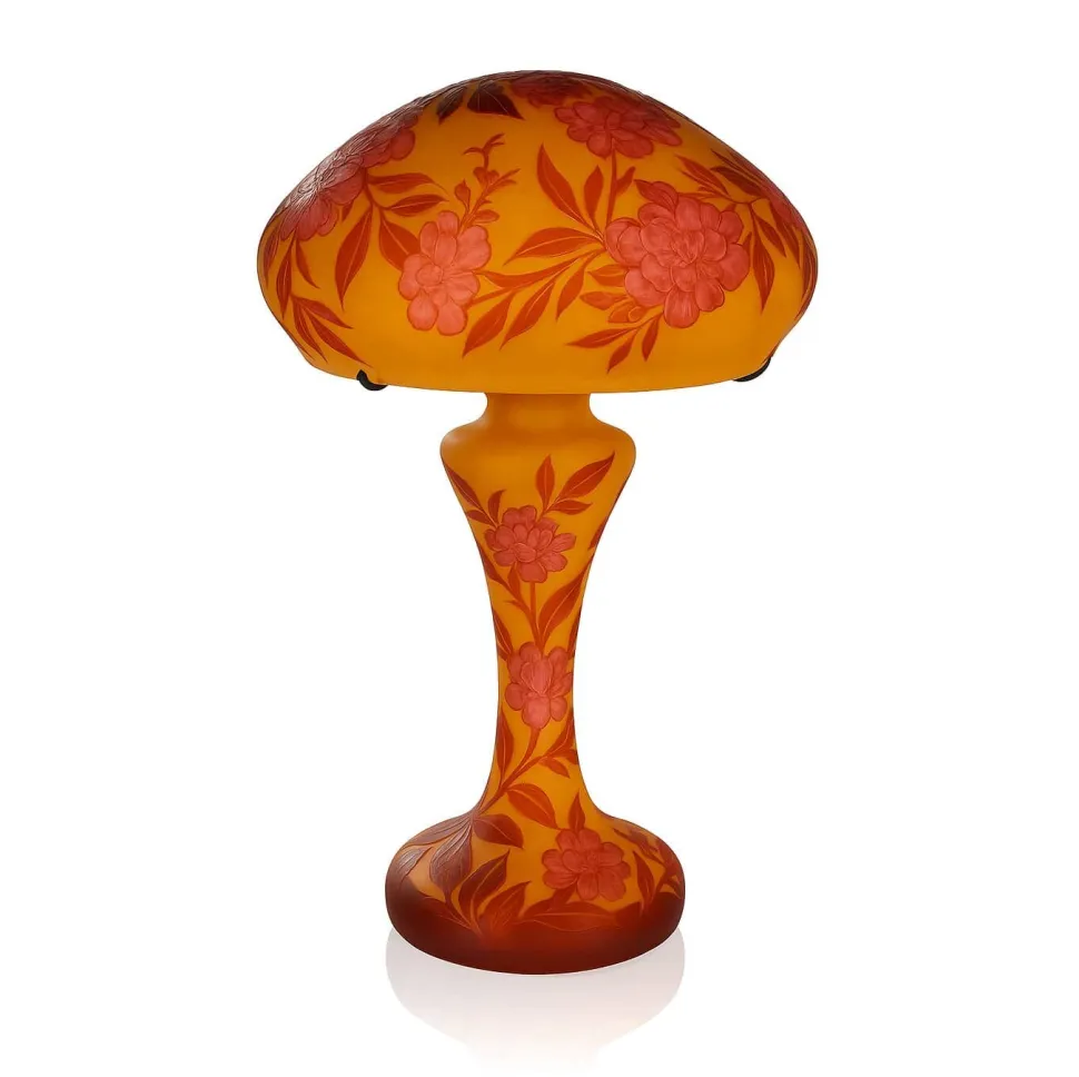 Lampe pâte de verre art nouveau n°16 Tip Gallé