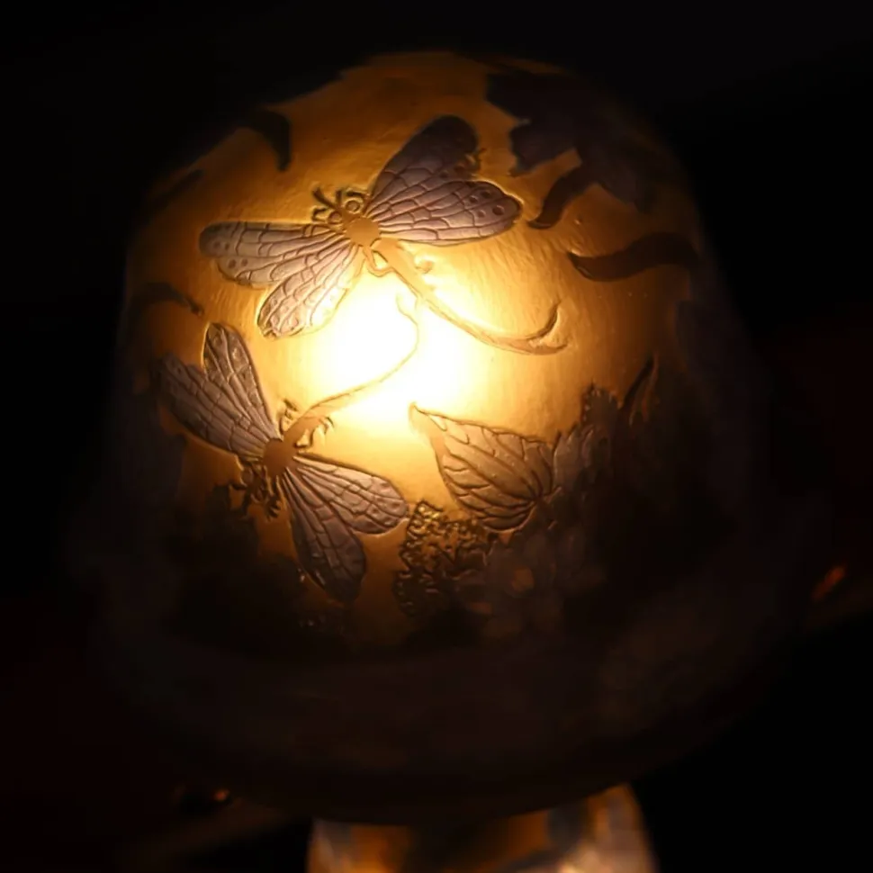 Lampe pâte de verre Tip Gallé N°20