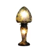 Lampe pâte de verre Tip Gallé décor glycine