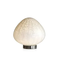 Lampe shesnut en verre incolore